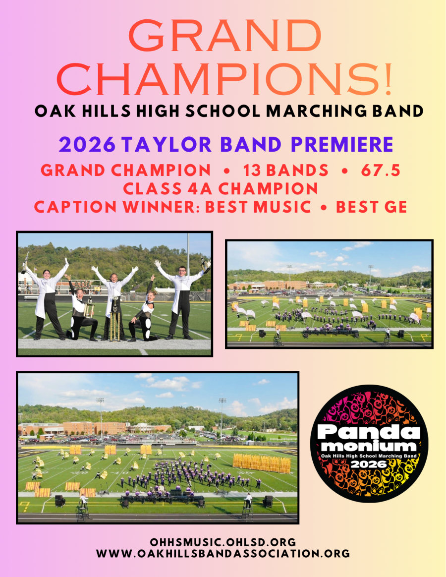 OHHS Marching Band Wins the Taylor Band Premiere!